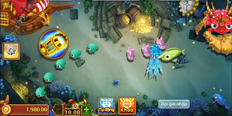 Bắn cá bách phát bách trúng nhờ kỹ thuật xoay vòng